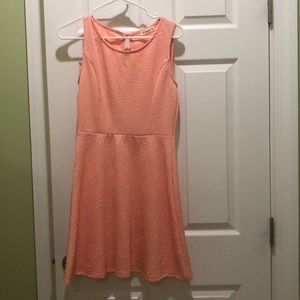 Peach summer dress